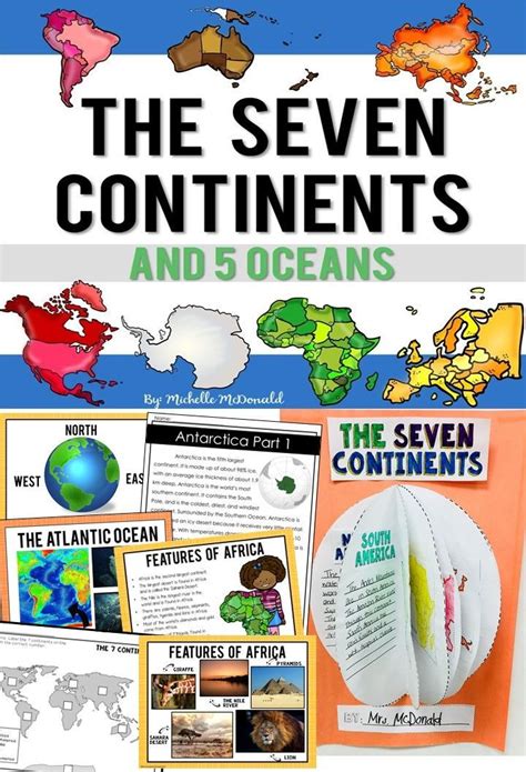 The Seven Continents And 5 Oceans