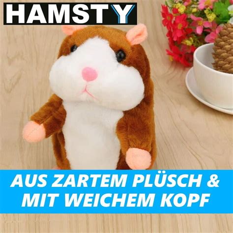 Hamsty Sprechender Hamster Kuscheltier Pl Schtier Stofftier Kinder