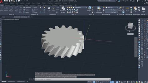 Engrane Helicoidal 3d En Autocad YouTube