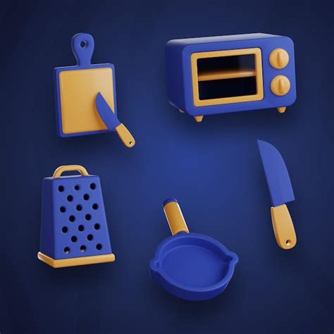 Premium Vector Kitchen Appliances Icons