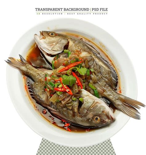 Premium Psd Fried Fish