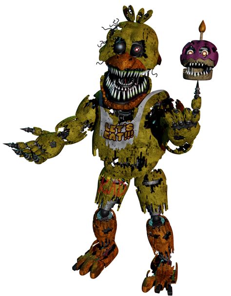 Nightmare Chica Render 2 By Kingangrydrake On Deviantart