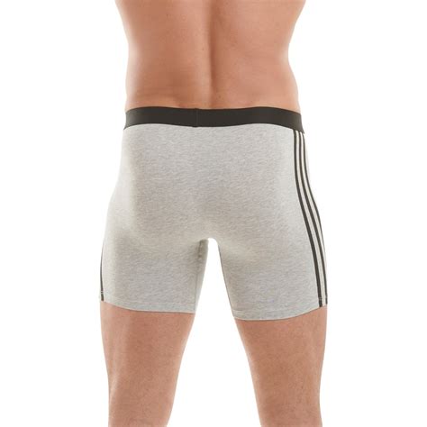 Adidas Active Flex Cotton Stripe Boxer Brief Pack Sportsdirect