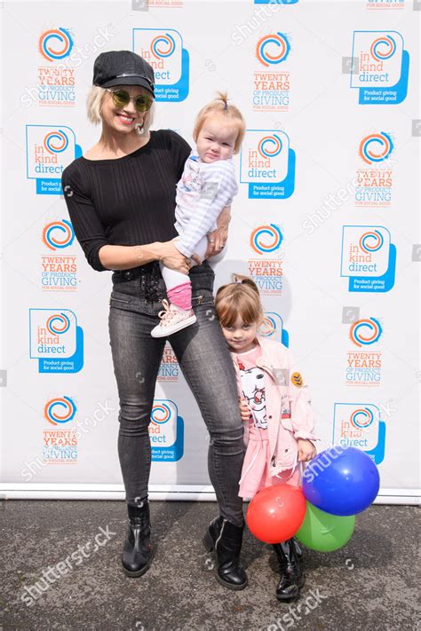 Kimberly Wyatt Daughters Maple Aged 1 Editorial Stock Photo Stock