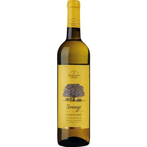 Vinho Branco Regional Do Alentejo Garrafa 75 Cl Sossego