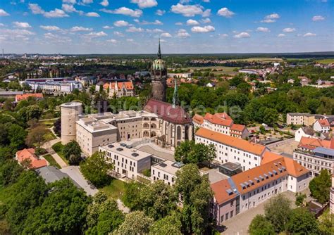 Luftaufnahme Lutherstadt Wittenberg Turm Und Kirchenbauten Der