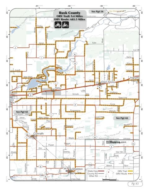 Rusk County Orv Trail Information