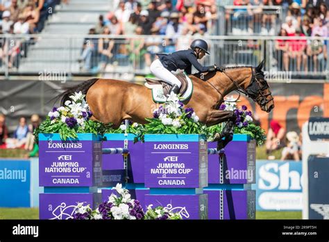 Riders From Team Australia Compete During The Fei Nations Cup In