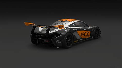 F1 Mclaren 60th Anniversary Chrome Livery For Mclaren P1 Gtr R