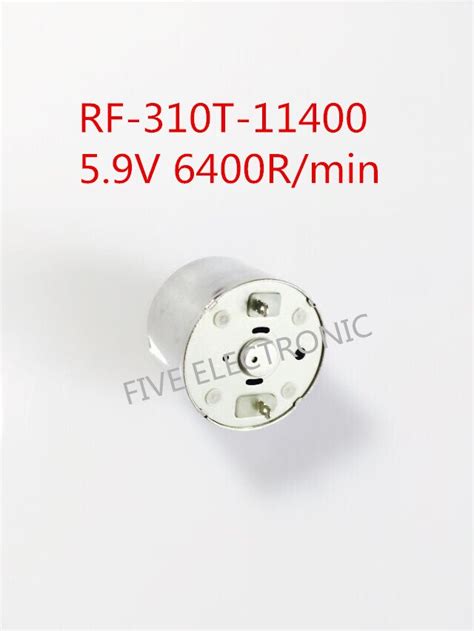 RF-310T-11400 DC MOTOR 5.9 V 310 Micro MOTOR, 6 MM... – Grandado