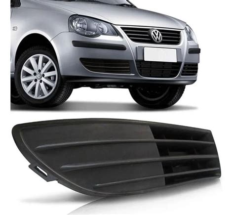 Grade Parachoque VW Polo 03 06 Direito Passageiro S Furo Blawer