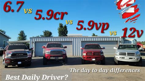 Dodge Cummins Ram Vs Cr Vs Vp Vs V Daily Driven