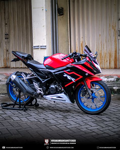 STRIPING HONDA CBR 150R MERAH FULLBODY Nusakambangan Sticker