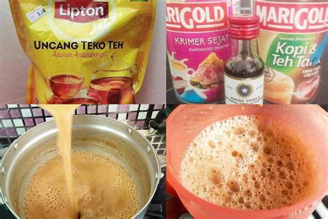 Cara Buat Teh Tarik Kaw Sedap Macam Kat Tepi Jalan Tu Letak 5 Bahan Je Port Makan