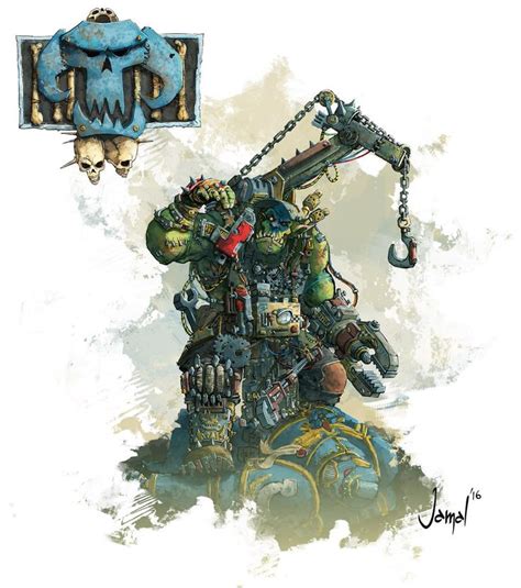 Ork Klan Deathskulls By Musibat Khan On Deviantart Warhammer 40k