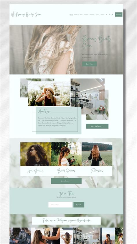 Squarespace Website Template Squarespace 7 1 Modern Boho Template For