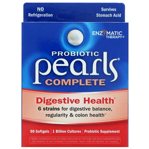 Enzymatic Therapy Probiotic Pearls Complete 90 Softgels