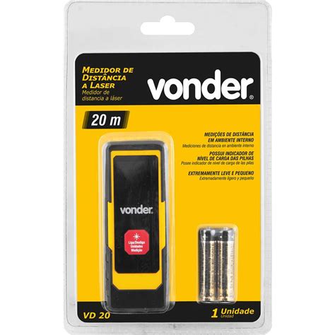 Medidor de Distância a Laser 20m VD 20 Vonder