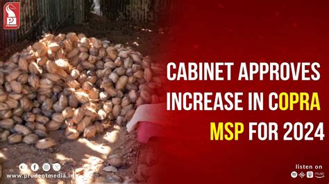 Cabinet Approves Increase In Copra Msp For 2024 Youtube