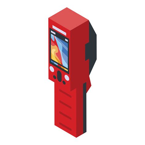 Red Thermal Imager Icon Isometric Style Vector Art At Vecteezy