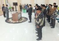 Kakanwil Kemenag Aceh Lantik Dua Kakankemenag Serta Pejabat Lainnya