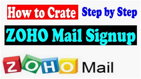 How To Create Zoho Mail Setup Business Email Using Zoho Mail Step By