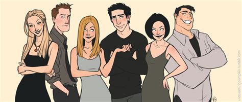 Friends tv, Friends cast, Friend cartoon