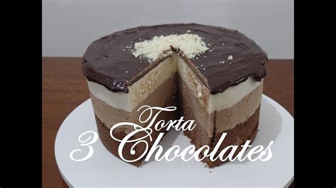 Torta Mousse 3 Chocolates Youtube