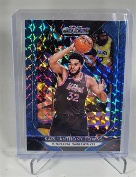 Panini Prizm Basketball Karl Anthony Towns Mosa Que Bleue