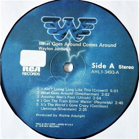 Waylon Jennings What Goes Around Comes Around Ahl Price