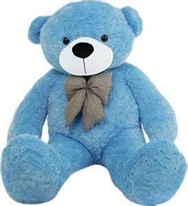 Reglas 4 Feet Stuffed Spongy Huggable Cute TeddyBear 120cm BLUE 120