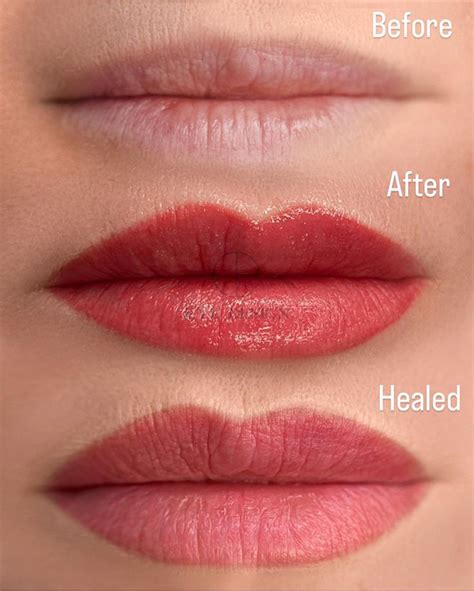 Lip Blushing Color Chart How Choose Permanent Lip Colour Off