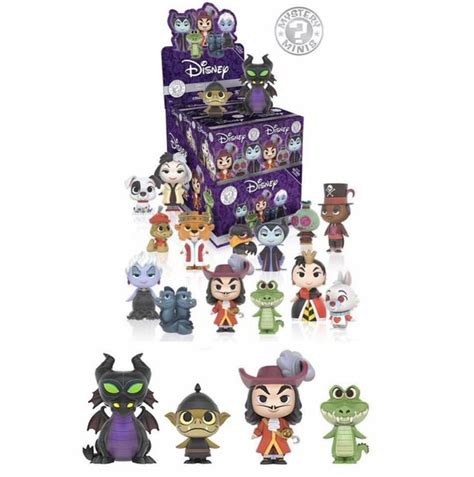 Funko Mystery Minis Disney Villains Set Of Hot Topic Funko Mystery