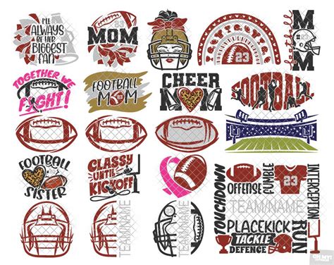 Football Svg Sublimation Designs Vol In Svg Dxf Eps Png