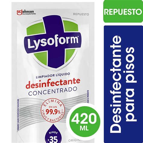 Lysoform Limpiador L Quido Desinfectante Original X Ml