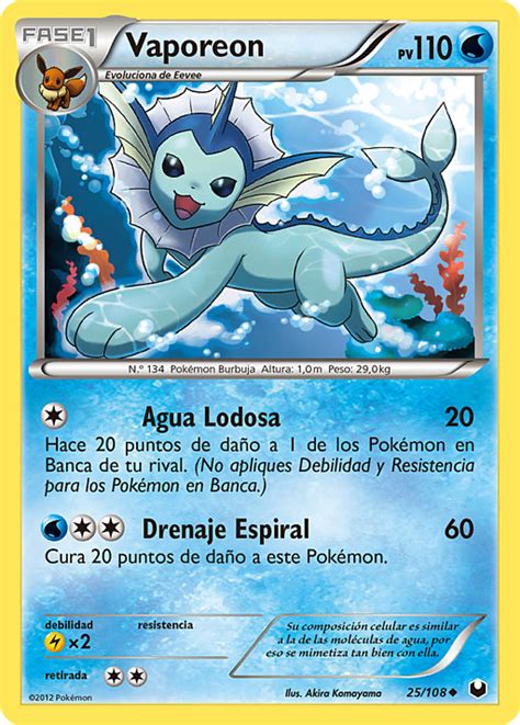 Vaporeon Oscuros Exploradores Tcg Wikidex La Enciclopedia Pokémon