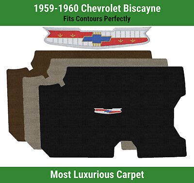 Lloyd Luxe Trunk Carpet Mat For 59 60 Chevy Biscayne W Chevy Vintage