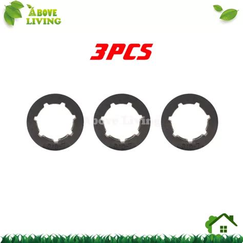 3PCS CHAINSAW SPROCKET Rim 3 8 7 Tooth For Olympyk Oleo Mac 251 350