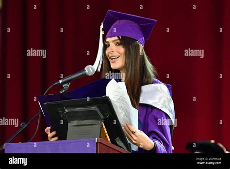 New York Usa Th Jan Model And Author Emily Ratajkowski