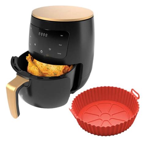 Pachet Friteuza Cu Aer Cald Air Fryer Fara Ulei W L Si Afisaj