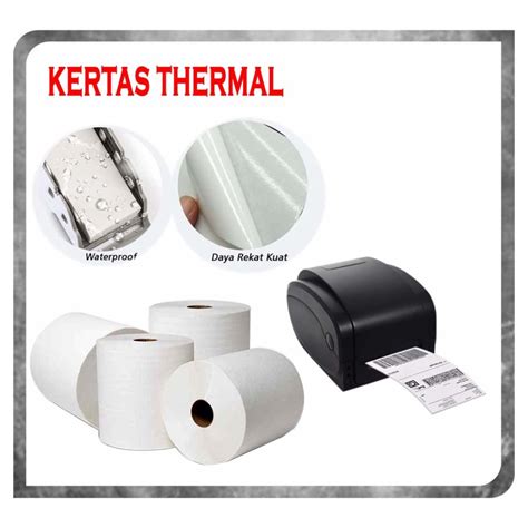 Jual KERTAS THERMAL 100x150mm Thermal Label Isi 350 Pcs MODEL ROLL