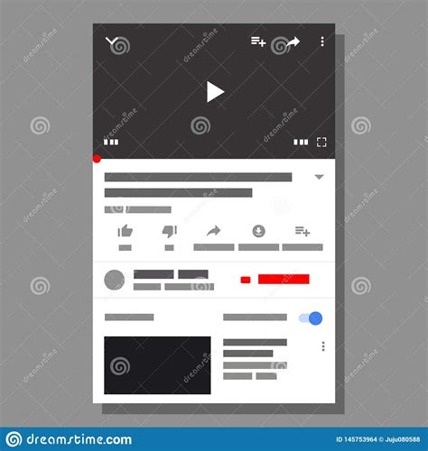 Tel Fono M Vil Del App De Youtube Medios Sociales Canal Video Stock De