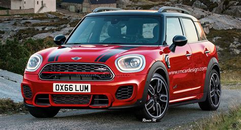 2017 MINI Countryman JCW Rendering Is Pretty Much Spot On | Carscoops