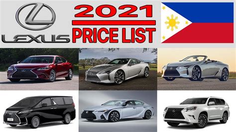 Lexus Car Price List In Philippines Youtube