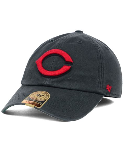 47 Brand Cincinnati Reds Mlb Hot Corner Franchise Cap In Gray For Men