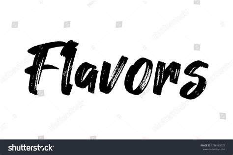 Flavour word Images, Stock Photos & Vectors | Shutterstock