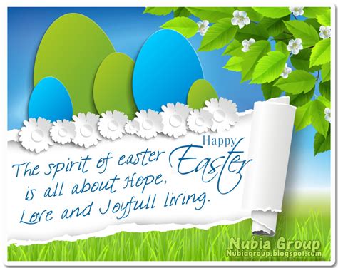 * Nubia_Group*: Easter Greetings