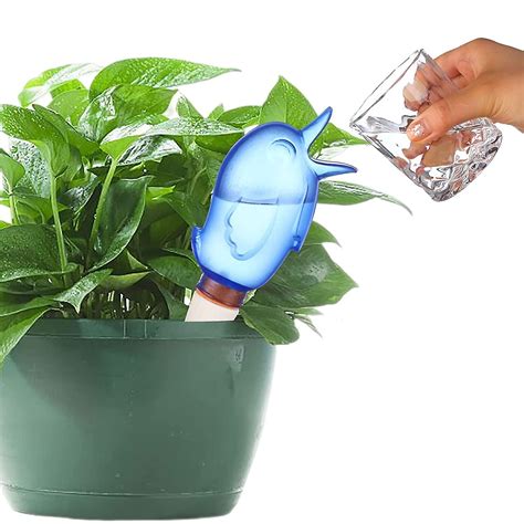 6 Pack Self Watering Spike Plant Watering Globes Automatic Drip