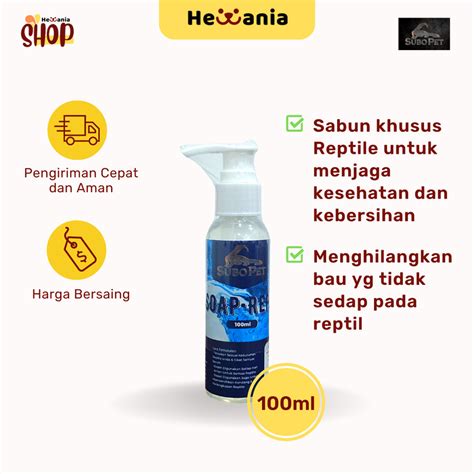 Rept Soap Ml Original Sabun Reptile By Subo Pet Hewania