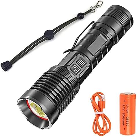 WindFire USB Rechargeable LED Torch 90000 Lumens XHP90 2 Ultra Bright